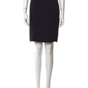 Vintage Giorgio Armani Black Pencil Skirt
